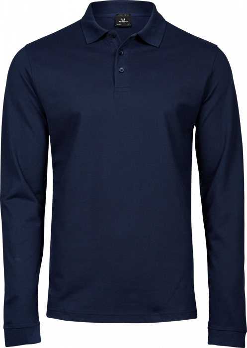 Tee Jays - Luksus Stræk Langærmet Polo - Navy